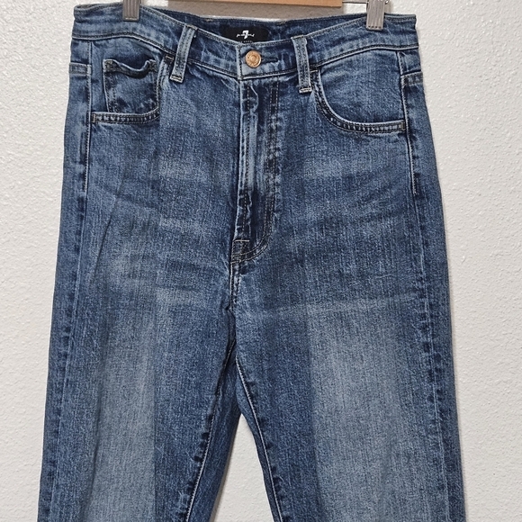 7 For All Mankind easy slim jeans size 27 - Picture 2 of 16